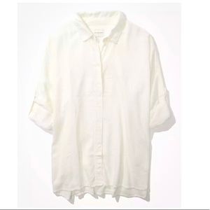 ✨ NWT ✨ AE Oversized Beach Shirt 🌊